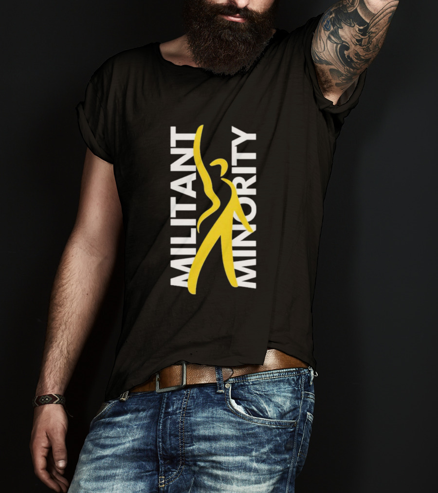 Militant Minority Yellow Figure T-Shirt
