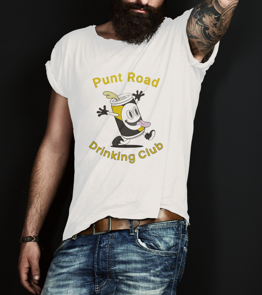 Punt Road Drinking Club Happy Beverage Can T-Shirt