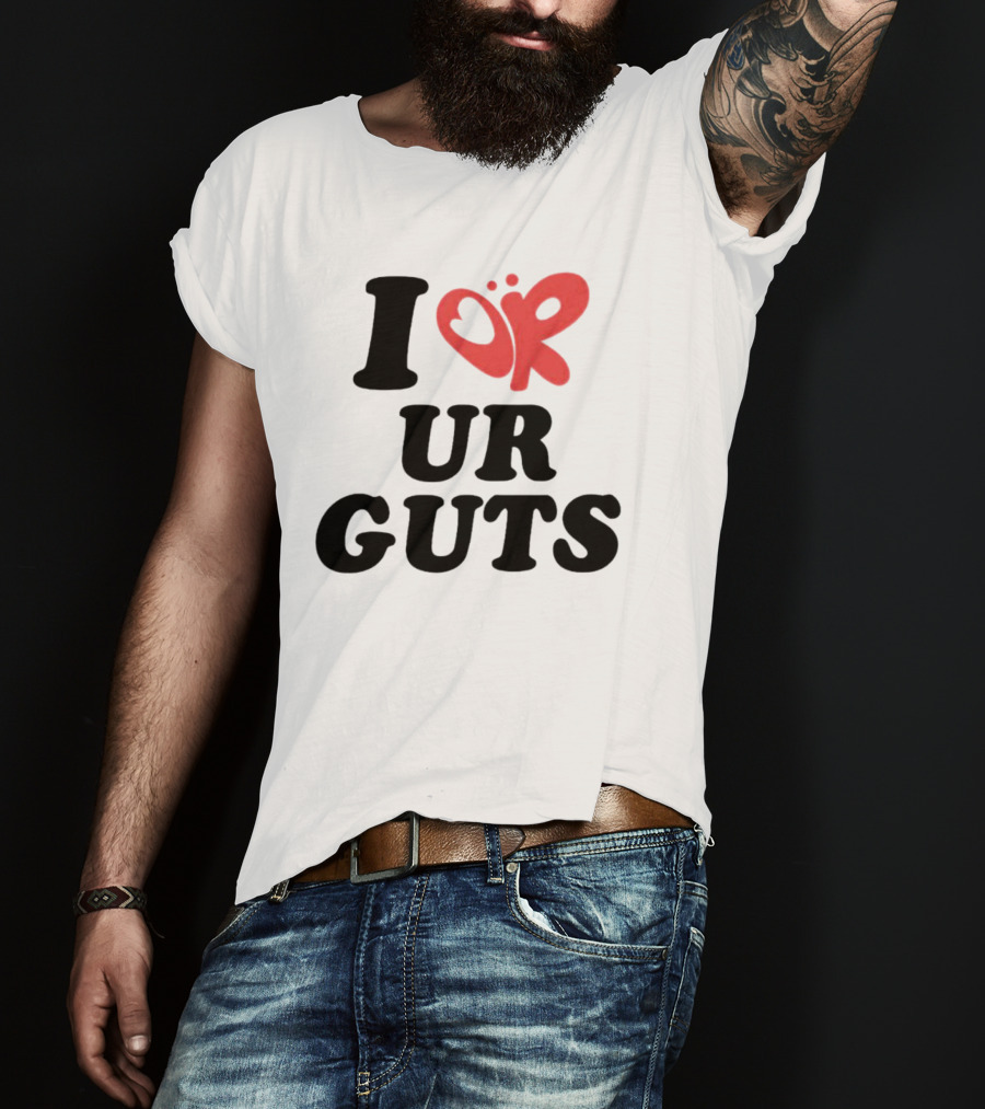 I Or Ur Guts Butterfly Heart T-Shirt