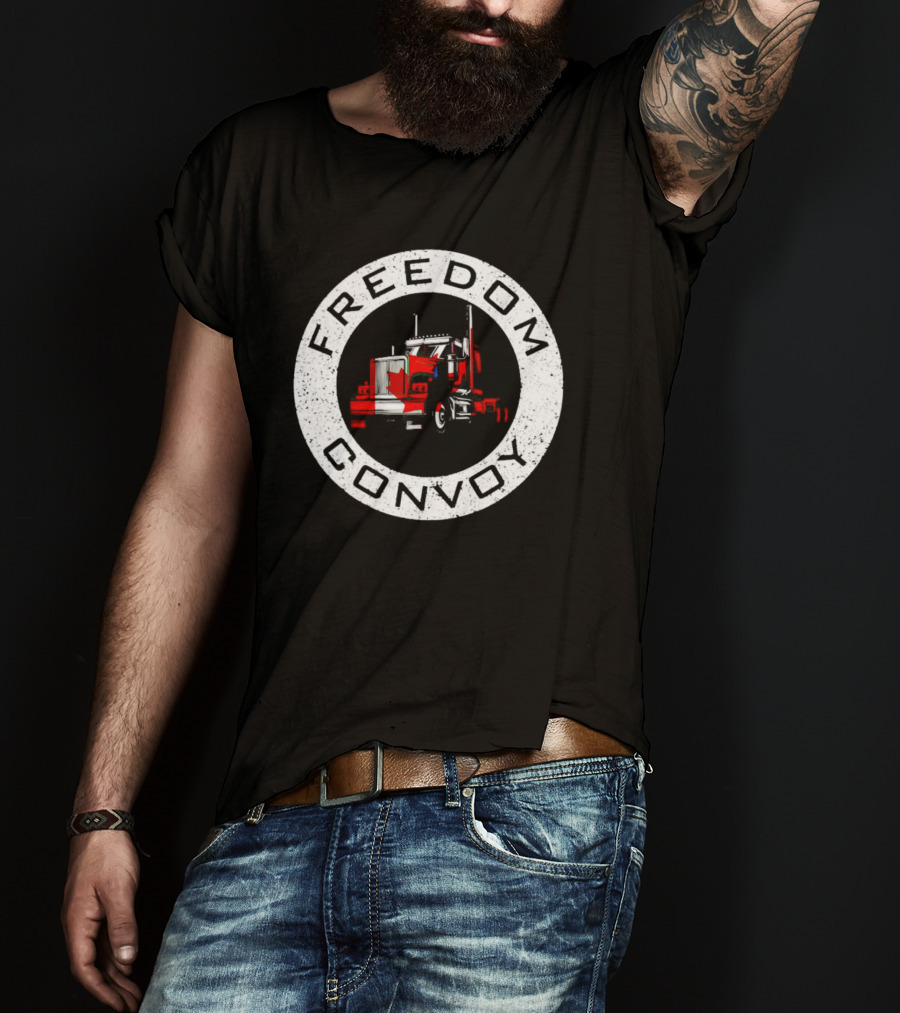 Freedom Convoy Red Truck Canada T-Shirt