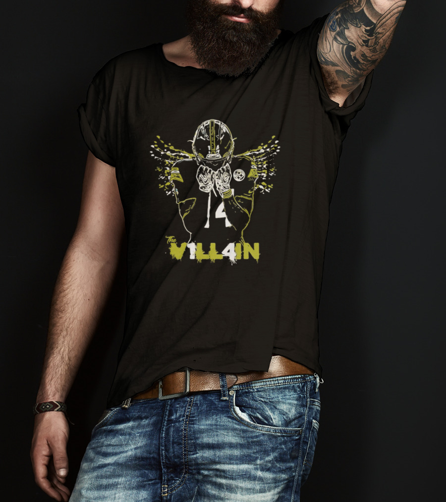 Steelers George Pickens The V1LL4N Football Pose T-Shirt
