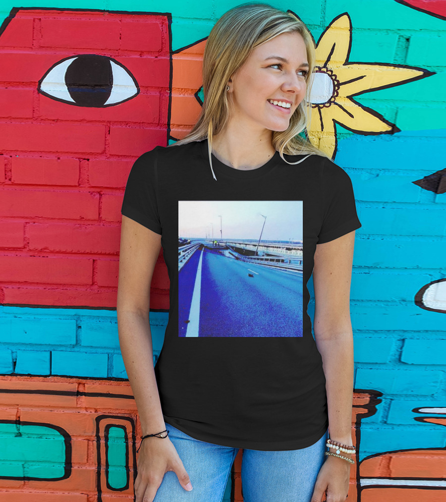 Crimean Kerch Bridge Partial Collapse Scene T-Shirt