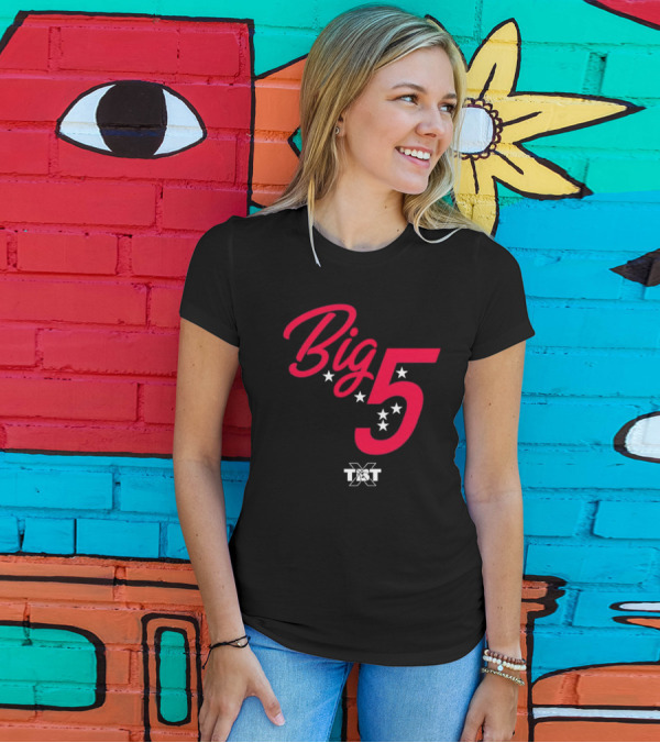 Big 5 Stars TBT Basketball Collaboration T-Shirt
