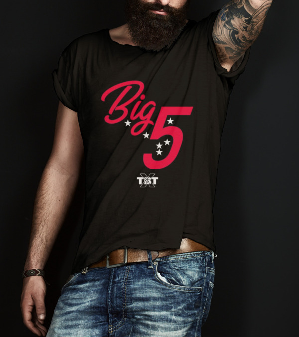 Big 5 Stars TBT Basketball Collaboration T-Shirt