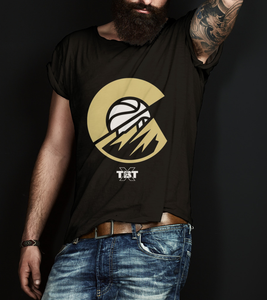 TBT Team Colorado Basketball Mountain T-Shirt