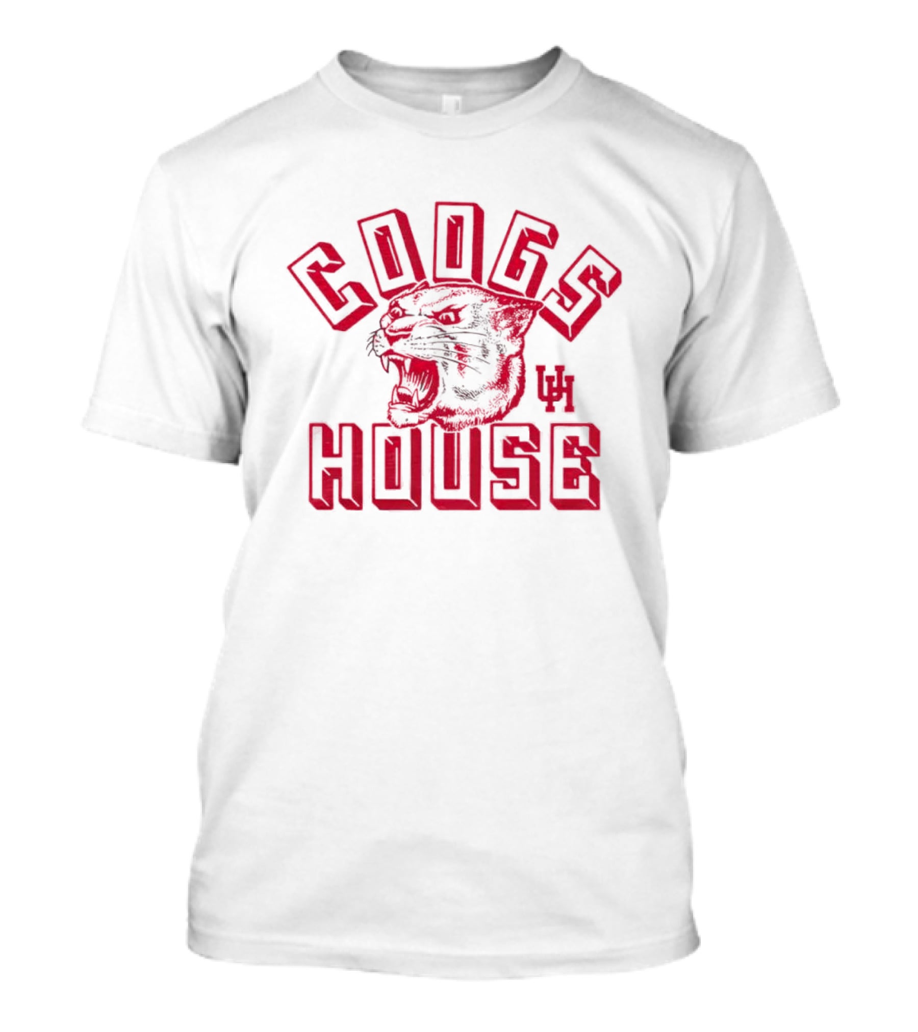 COOGS HOUSE UH COUGARS Roaring Panther T-Shirt