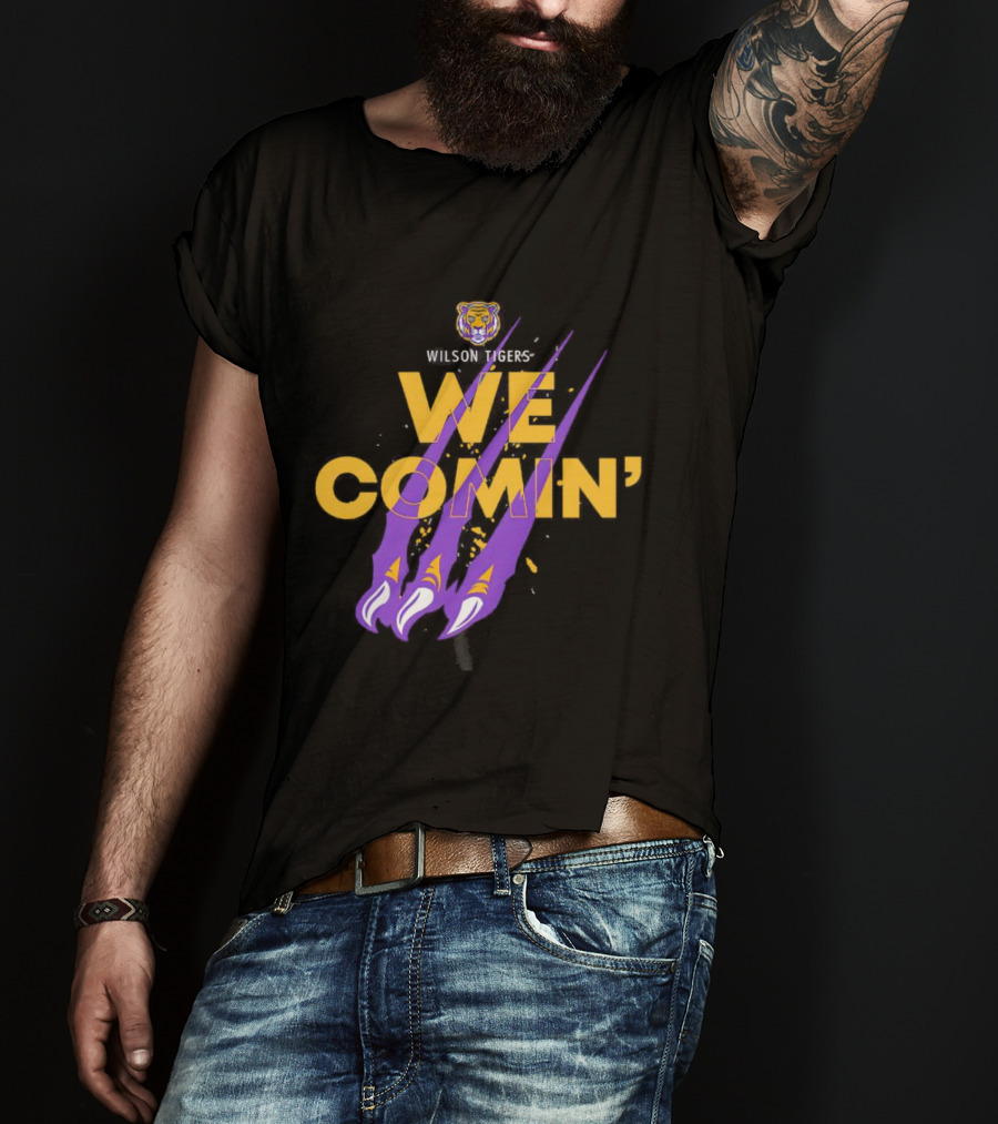 Wilson Tigers We Comin' Tiger Claw Marks T-Shirt