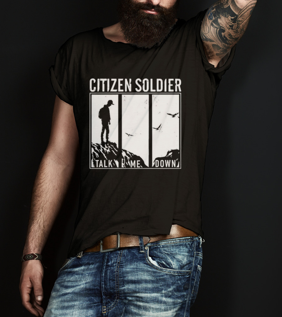Citizen Soldier Talk Me Down Silhouette With Birds T-Shirt