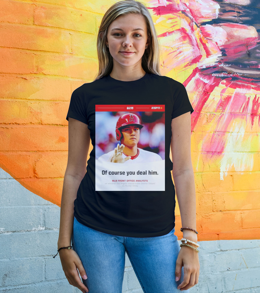 ESPN+ Shohei Ohtani MLB Front Office Analysts Trade Discussion T-Shirt