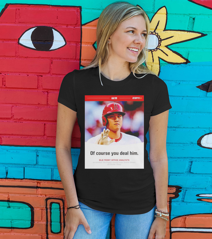ESPN+ Shohei Ohtani MLB Front Office Analysts Trade Discussion T-Shirt