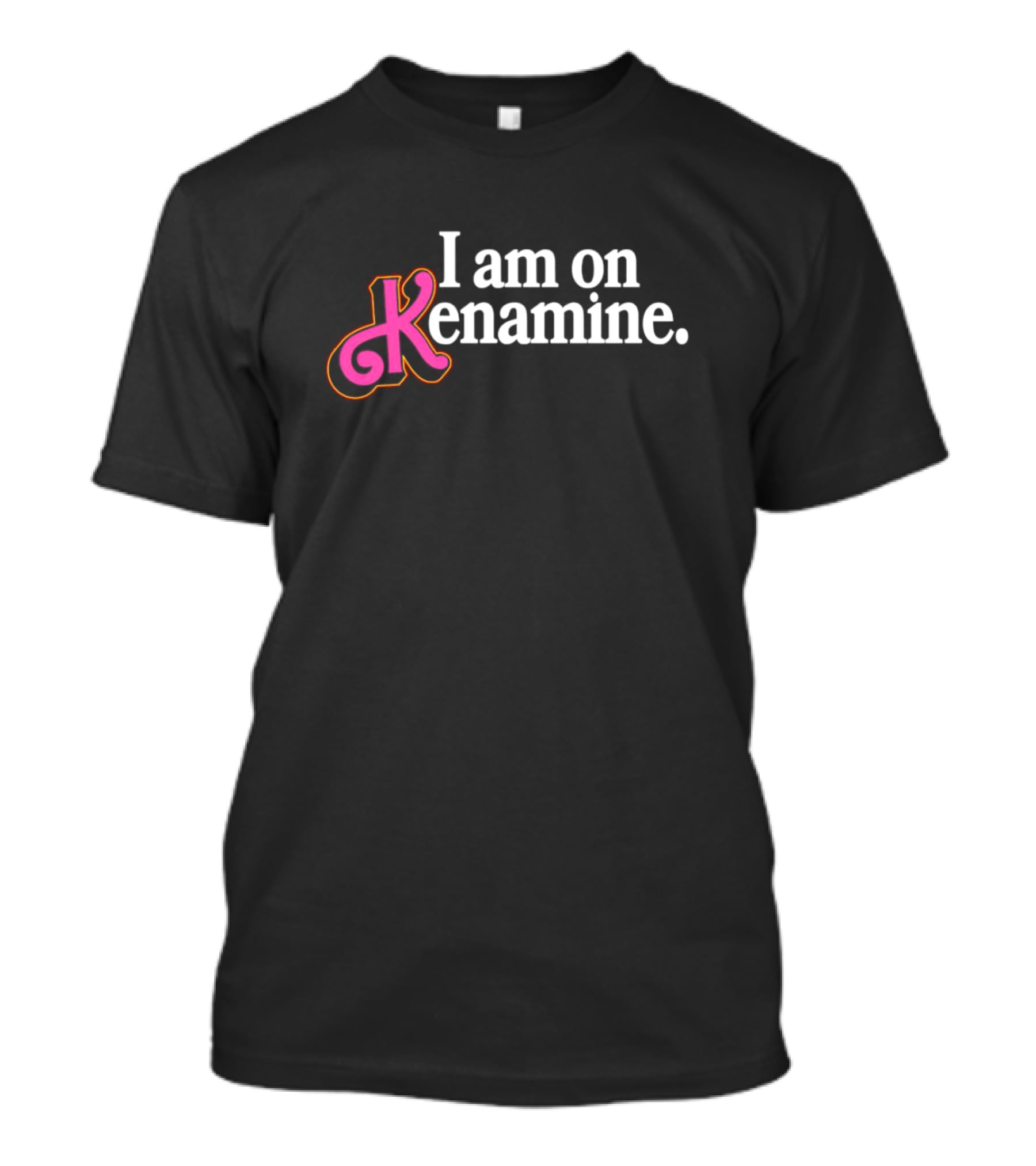 I Am On Kenamine Bold Pink Retro T-Shirt