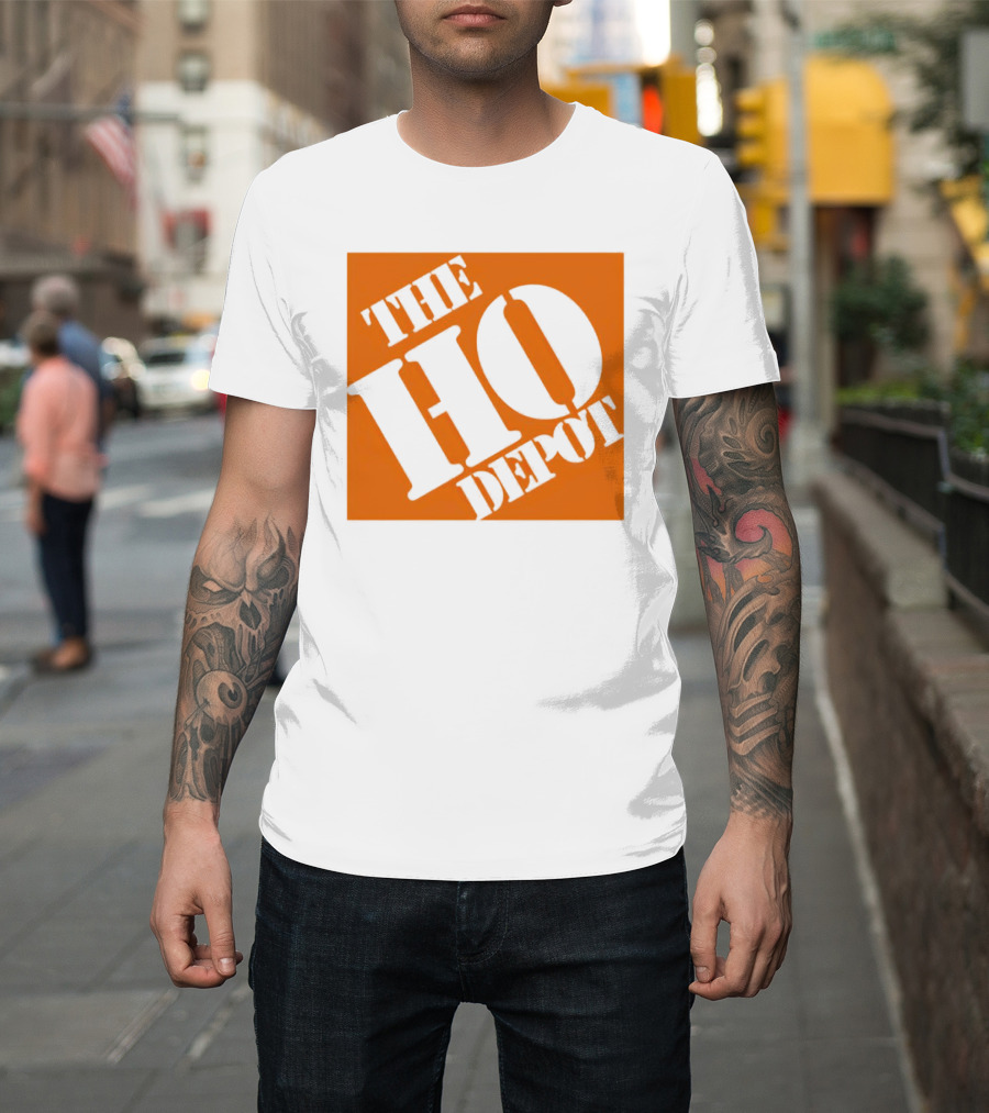 The Ho Depot Orange Square T-Shirt