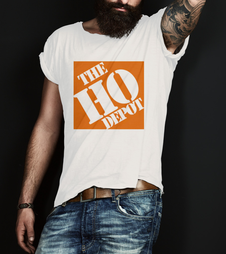 The Ho Depot Orange Square T-Shirt
