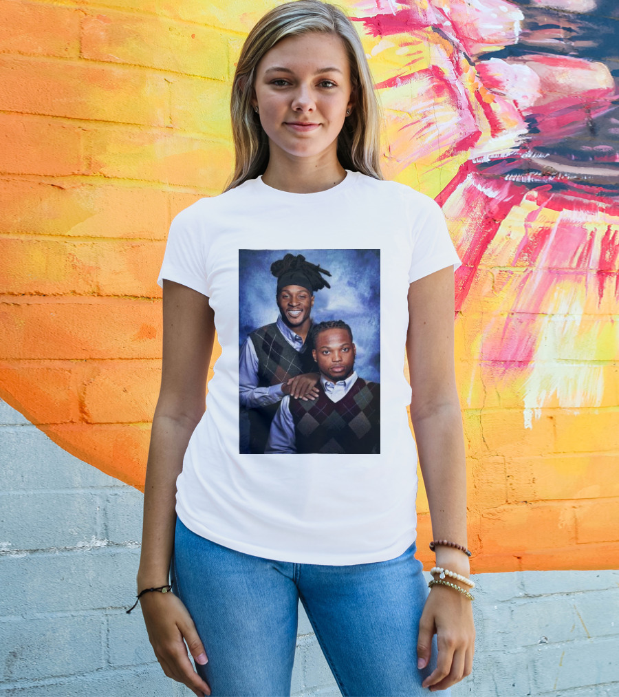 Tennessee Titans Derrick Henry DeAndre Hopkins Step Brothers Photo T-Shirt