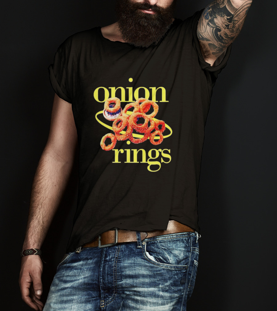 Onion Rings Saturn Orbit Rings T-Shirt