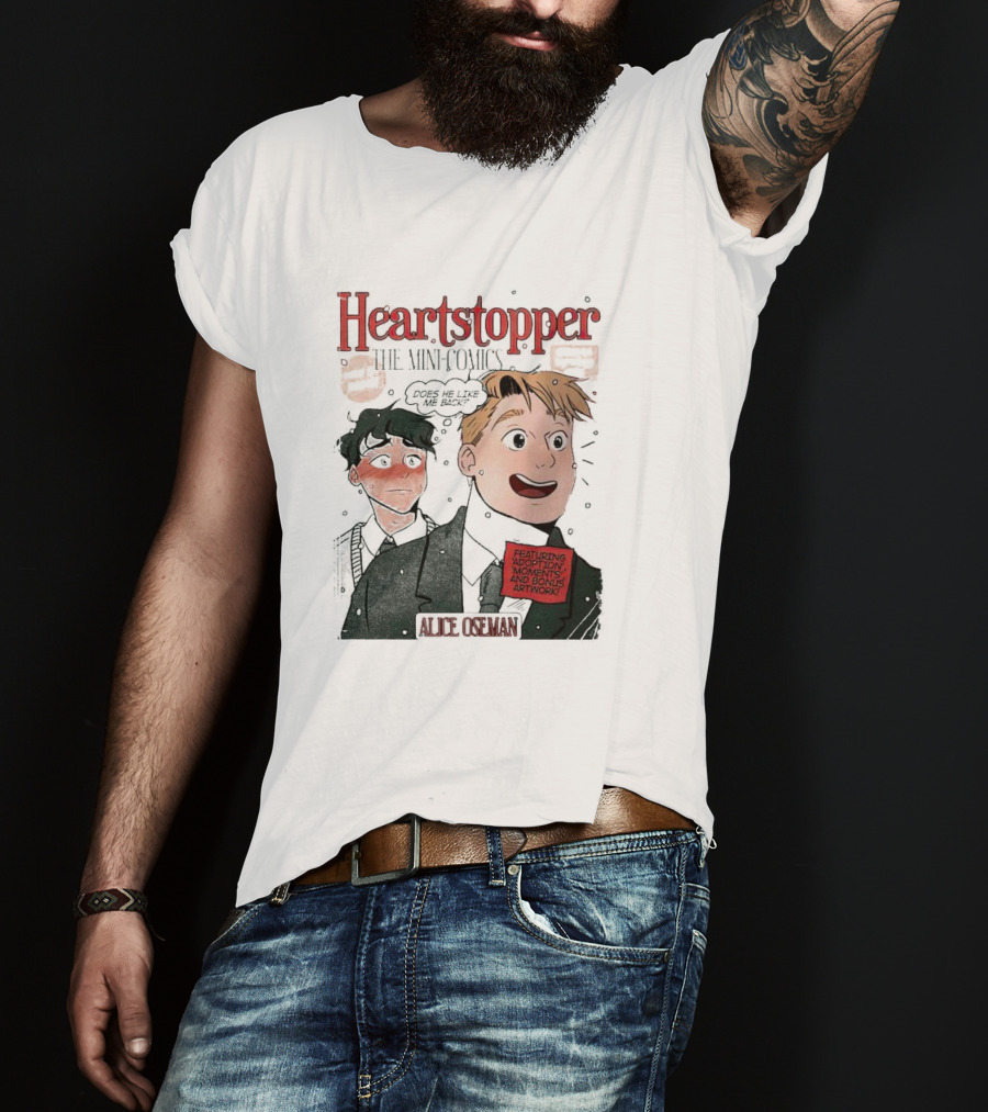 Heartstopper Featuring Adaptation Moments And Bonus Artwork By Alice Oseman T-Shirt