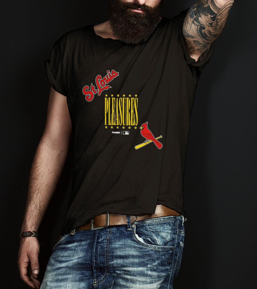 St. Louis Cardinals Pleasures MLB Collaboration T-Shirt