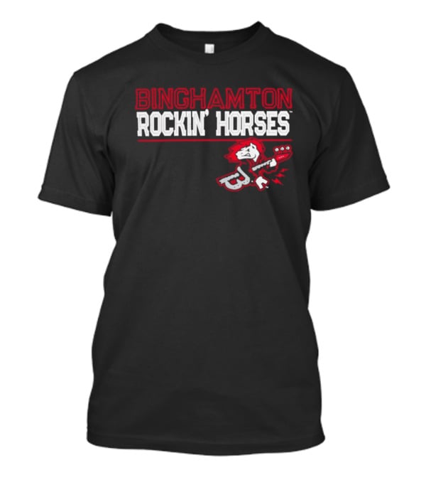 Binghamton Rockin’ Horses Guitar Mascot T-Shirt
