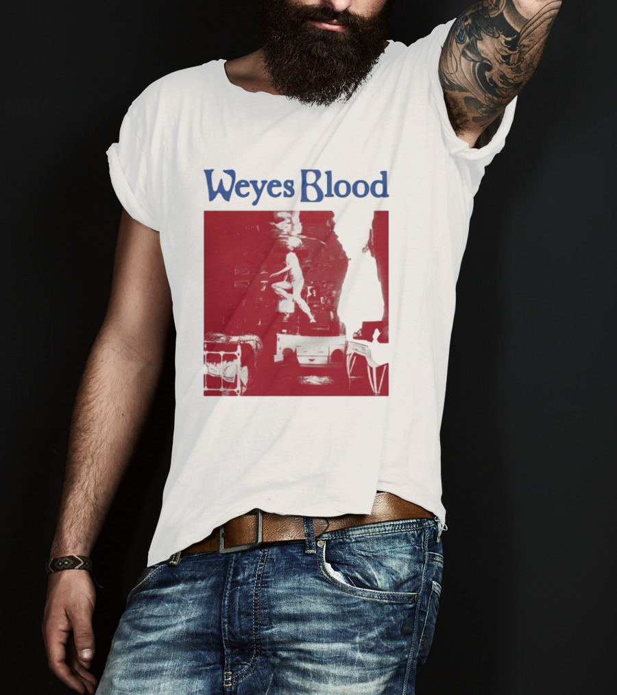 Weyes Blood Titanic Rising Red Silhouette Album T-Shirt