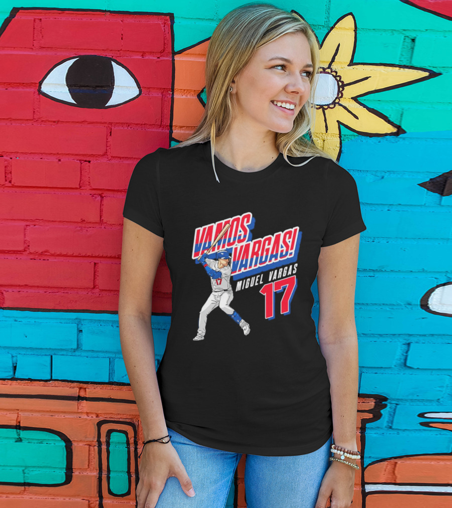 Vamos Vargas Miguel Vargas #17 Baseball Player Iconic T-Shirt