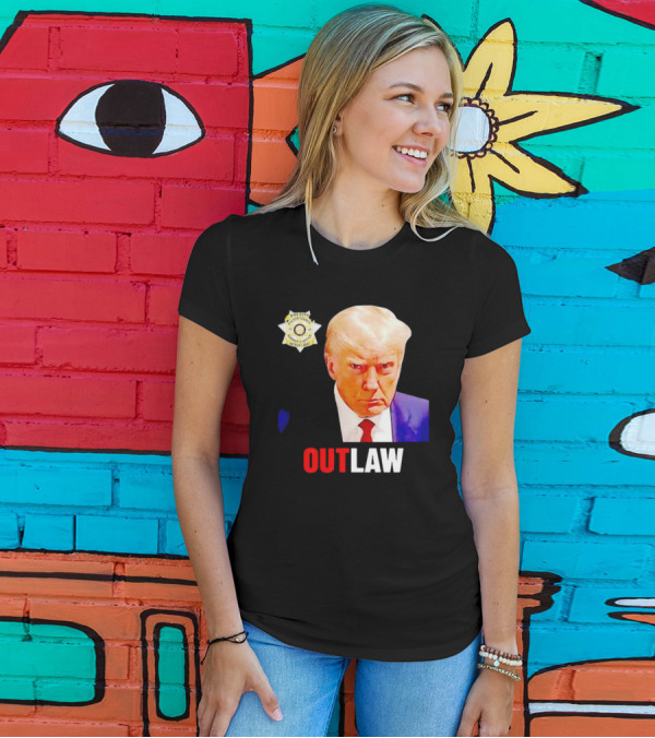 Sheriff Badge Outlaw Trump T-Shirt