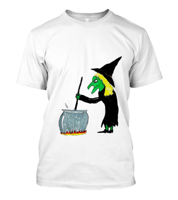 Girl Dinner Witch Stirring Cauldron T-Shirt