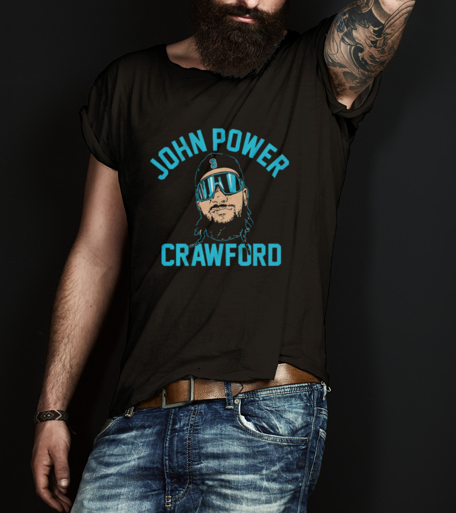 John Power Crawford J.P. Crawford Baseball T-Shirt