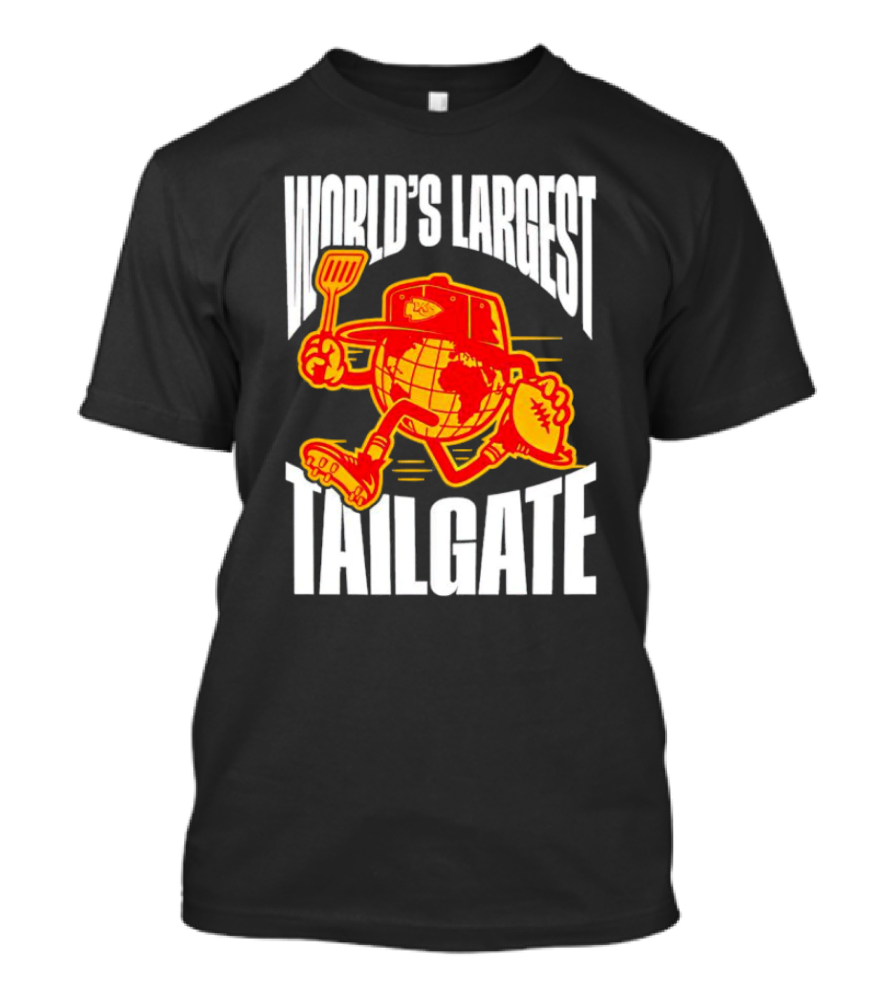 Kansas City Chiefs World's Largest Tailgate Football Grilling T-Shirt