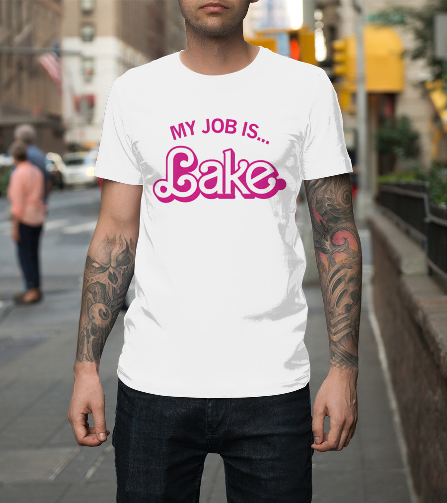 My Job Is Bake Barbie Style Retro T-Shirt