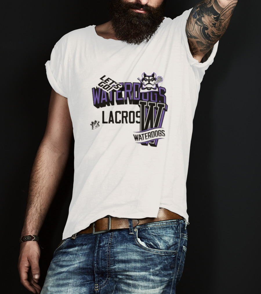 Premier Lacrosse League Waterdogs Let's Go Waterdogs LAX W T-Shirt