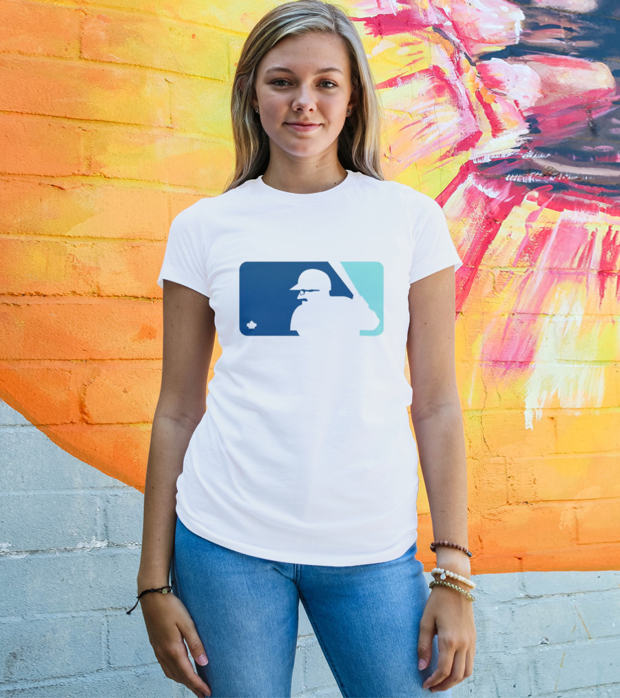 Ben Wagner Schneider Stache Baseball Logo With Batter T-Shirt