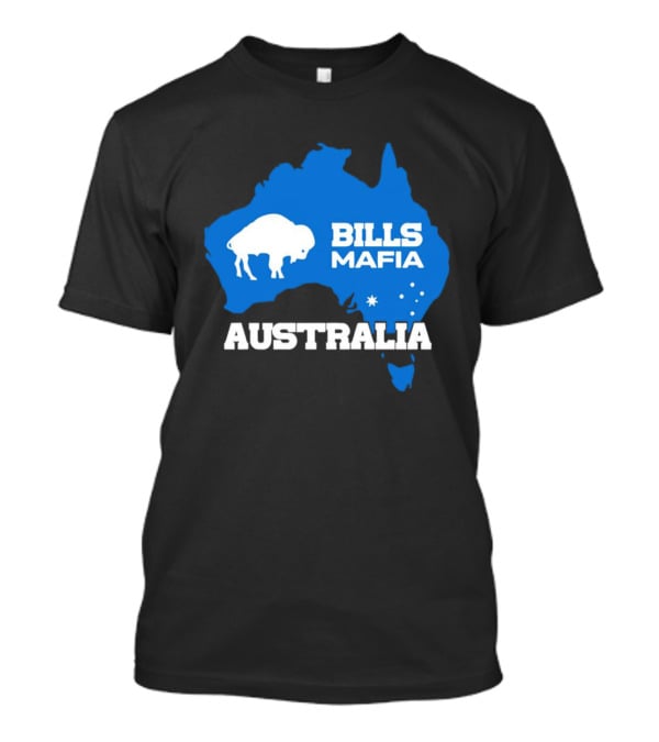 Bills Mafia Australia Buffalo Map T-Shirt