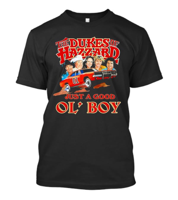 The Dukes Of Hazzard 1969 Dodge Charger Just A Good Ol' Boy Retro TV Car And Characters T-Shirt