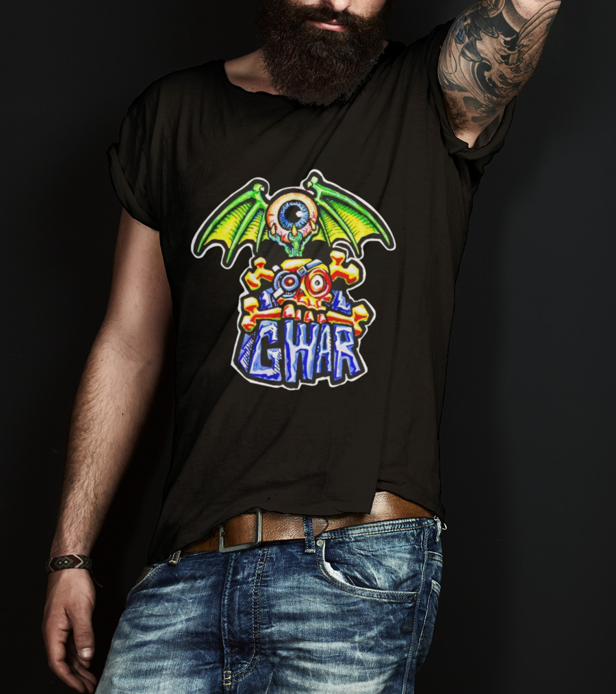 Gwar Flying Eye Skull Winged Creature T-Shirt