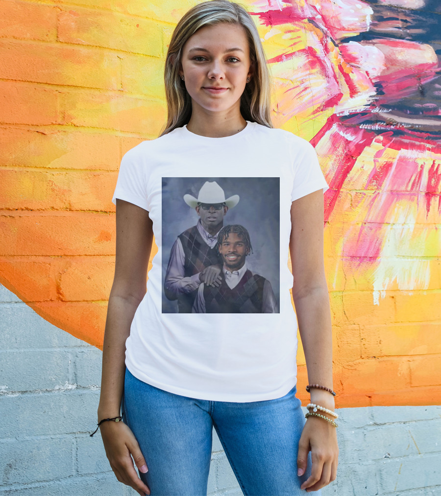 Deion Sanders And Shedeur Sanders Step Brothers Cowpoke T-Shirt
