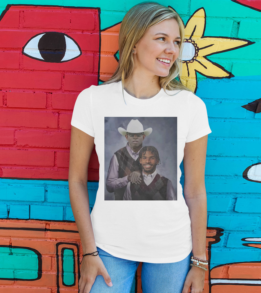 Deion Sanders And Shedeur Sanders Step Brothers Cowpoke T-Shirt