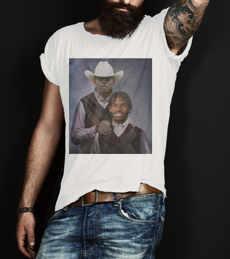 Deion Sanders And Shedeur Sanders Step Brothers Cowpoke T-Shirt