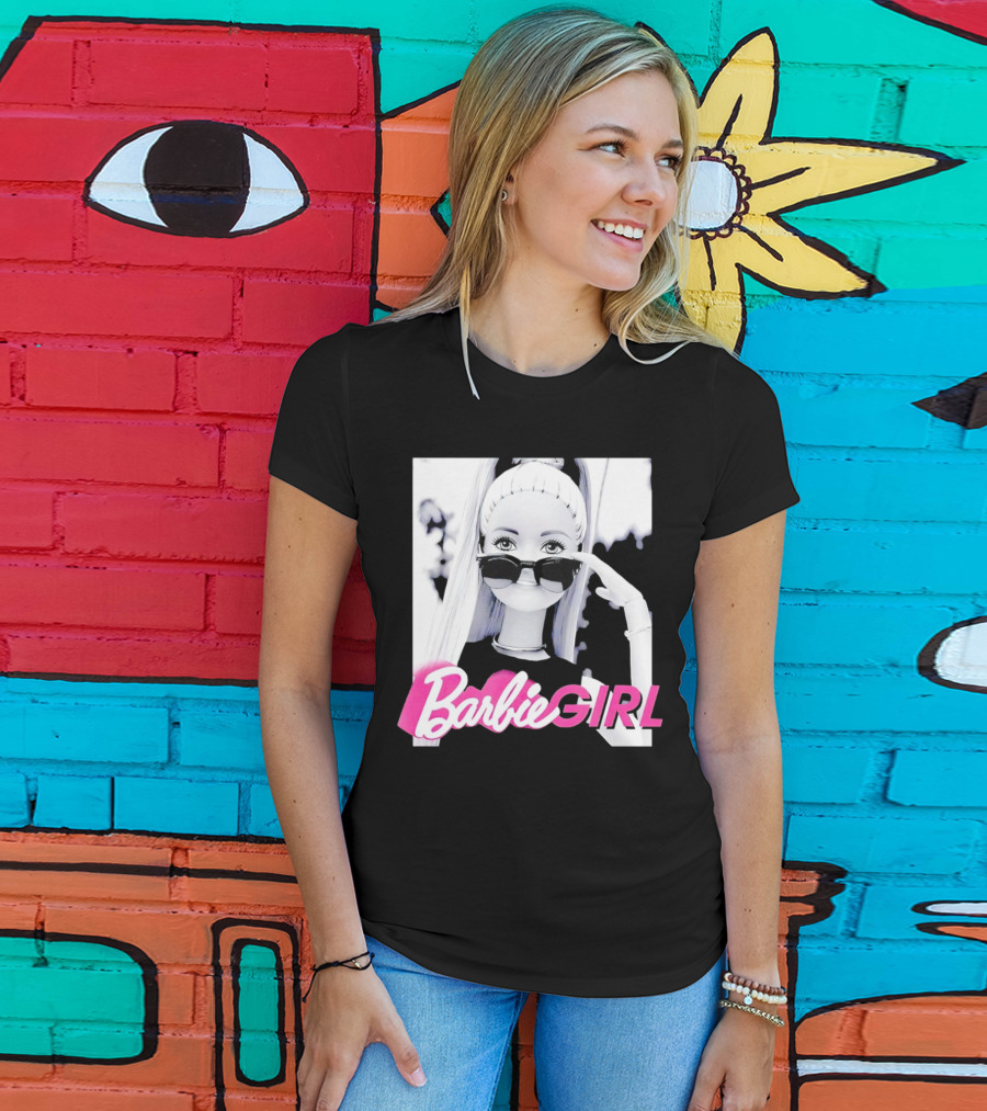 Barbie Girl Sunglasses Doll Iconic Fashion T-Shirt