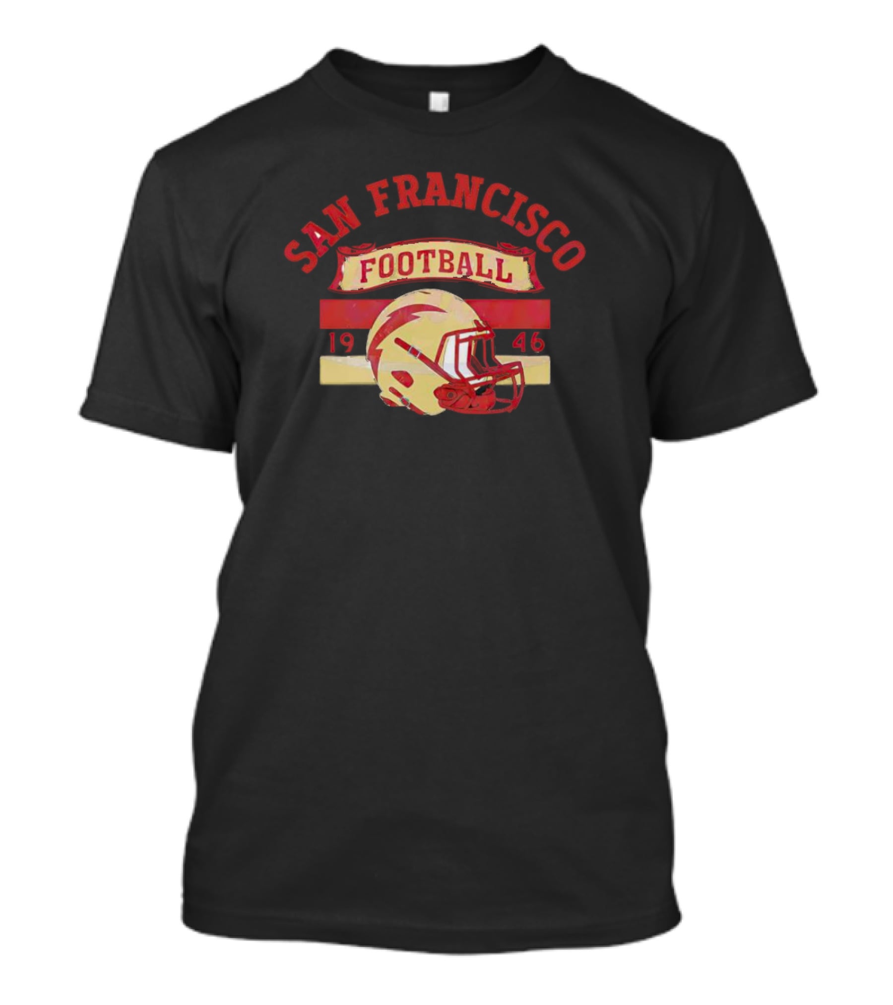 San Francisco Football 1946 Helmet T-Shirt