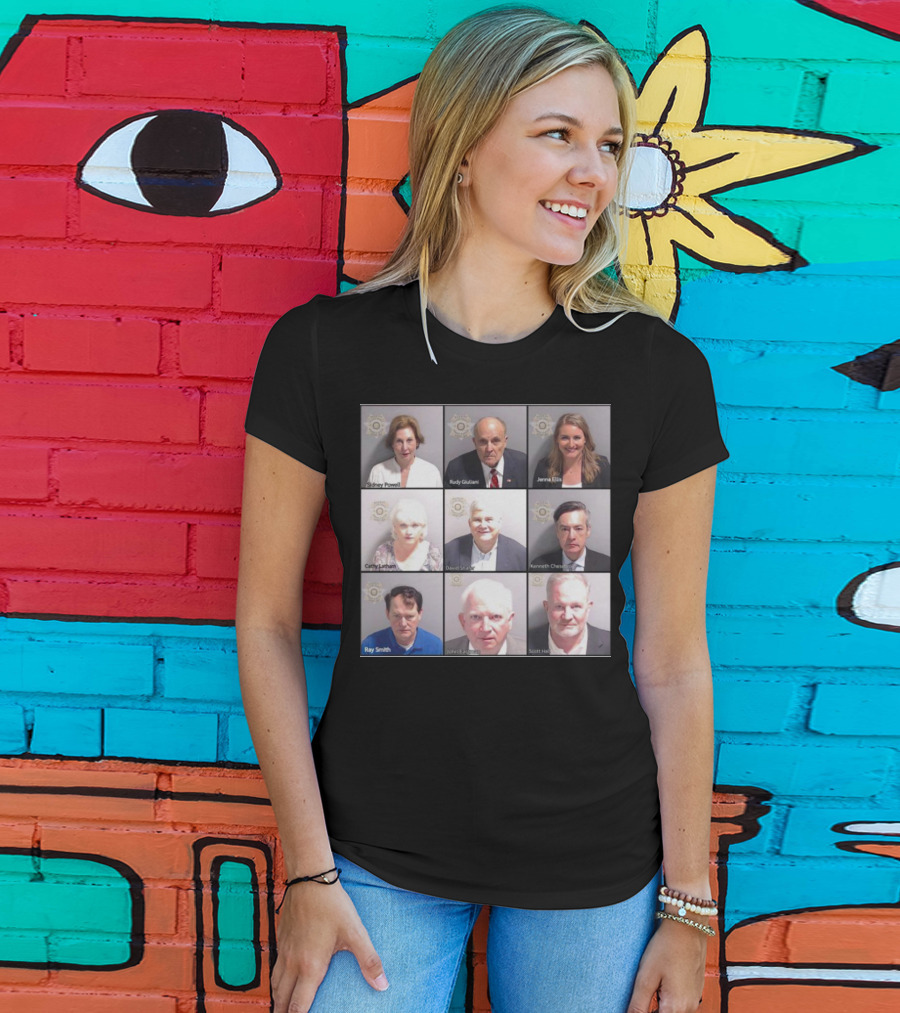 Sidney Powell Rudy Giuliani Jenna Ellis Mugshots T-Shirt