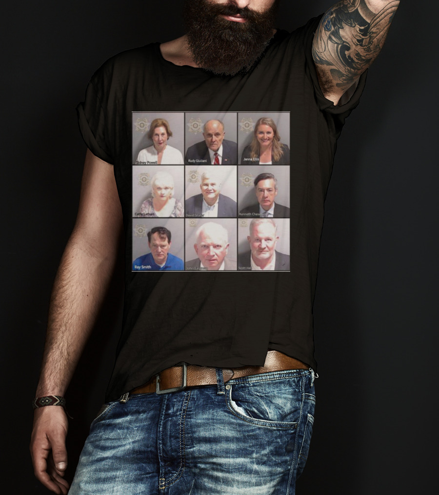 Sidney Powell Rudy Giuliani Jenna Ellis Mugshots T-Shirt