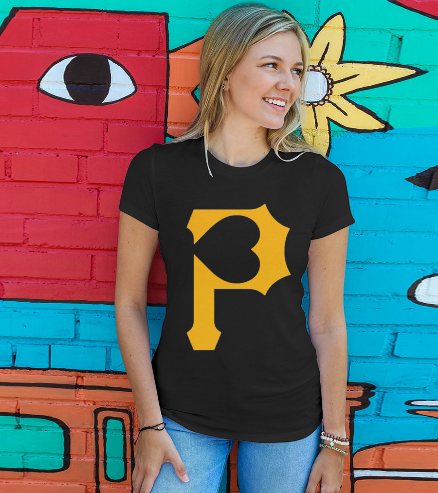 Heart Of Pittsburgh Pirates 'P' T-Shirt