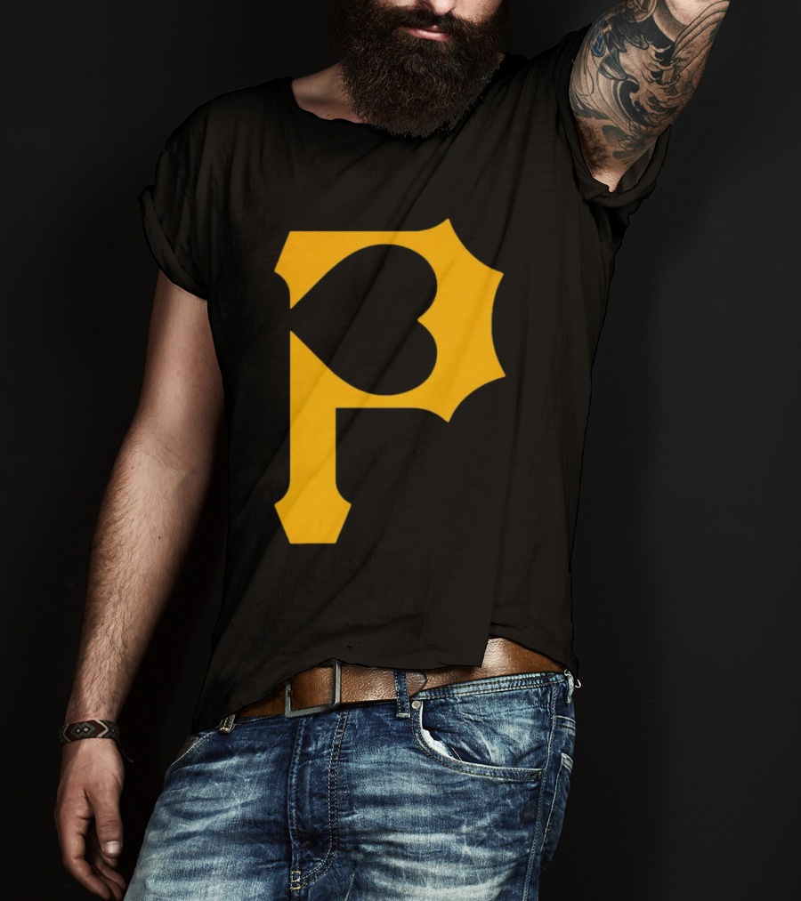 Heart Of Pittsburgh Pirates 'P' T-Shirt