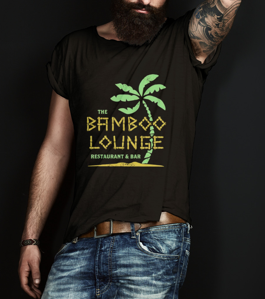 The Bamboo Lounge Restaurant And Bar Palm Tree T-Shirt