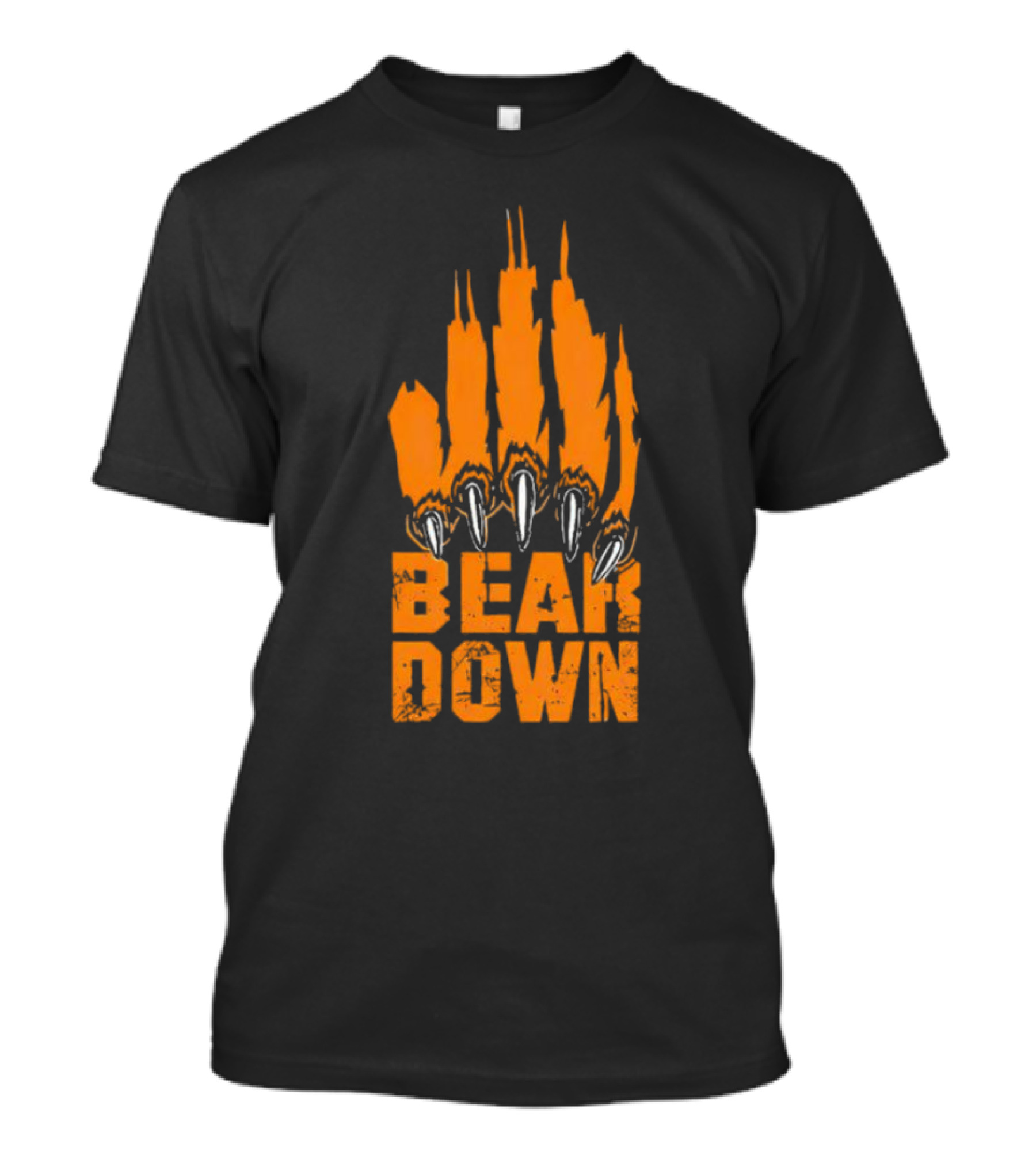 Bear Down Chicago Bears Claw Skyline T-Shirt
