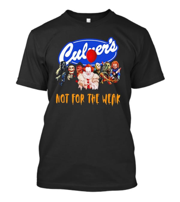 Culver’s Horror Movies Icons Not For The Weak Halloween T-Shirt