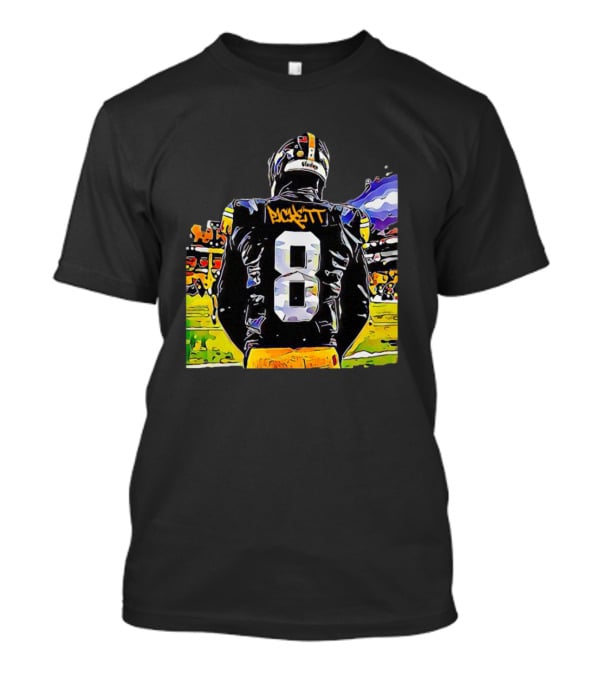 Kenny Pickett Number 8 Football Celebration Steelers T-Shirt