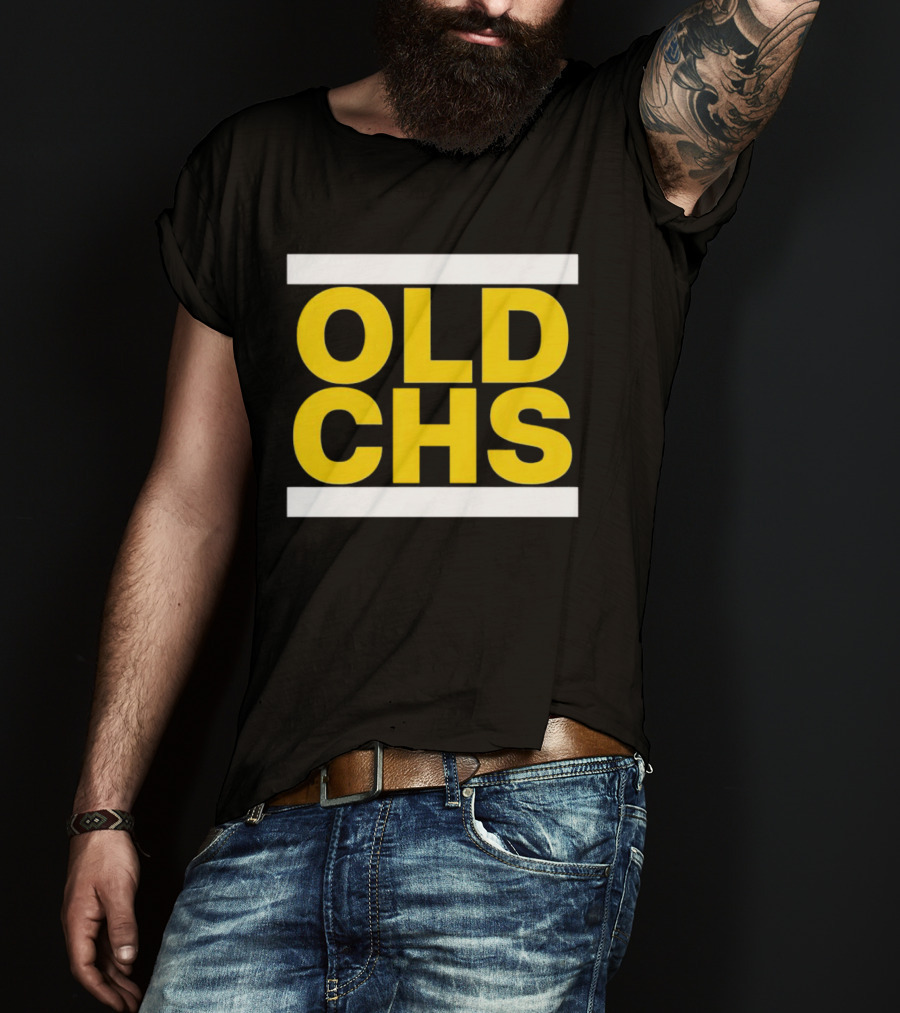 Tigers Got Game Old CHS Yellow Block Letters T-Shirt