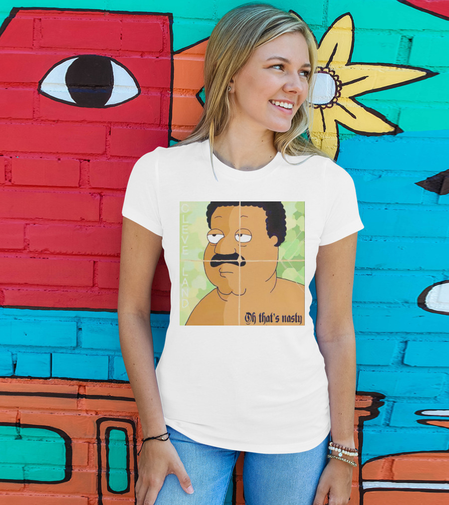 Cleveland Oh That's Nasty Family Guy Cartoon Meme T-Shirt