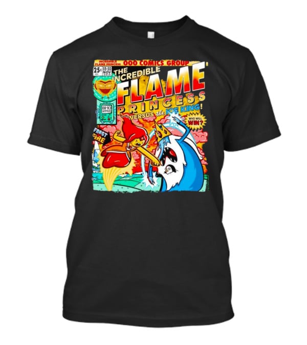 The Incredible Flame Princess Versus The Ice King Adventure Time 000 Comics Group T-Shirt